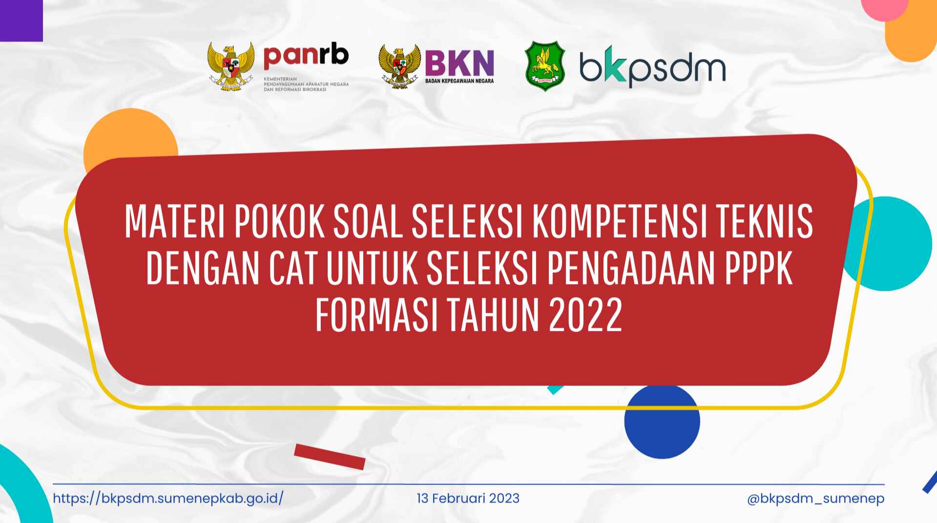 BKPSDM Kabupaten Sumenep | Materi Pokok Soal Seleksi Kompetensi Teknis ...