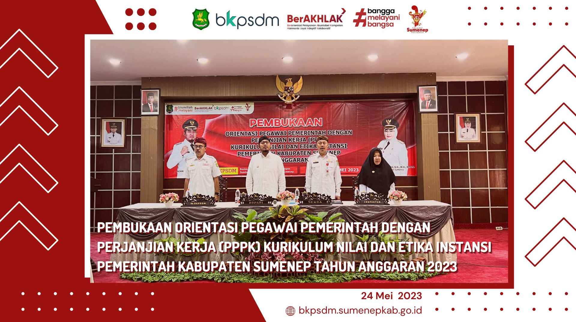 BKPSDM Kabupaten Sumenep | PEMBUKAAN ORIENTASI PEGAWAI PEMERINTAH ...